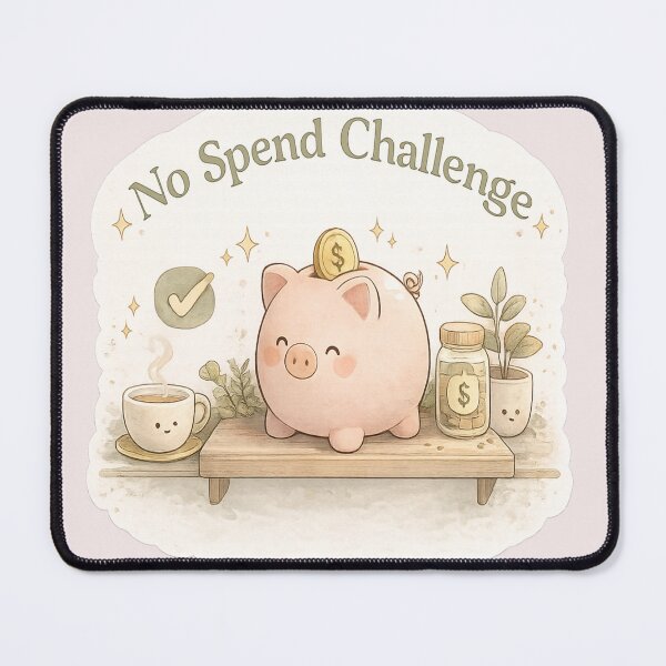 Item preview, No Spend Challenge Budget Lifestyle Minimalist Poster & Phone Case designed and sold by goodcrystals.