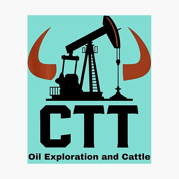 Item preview, CTT Oil Exploration & Cattle Company Texas designed and sold by leolawaller.