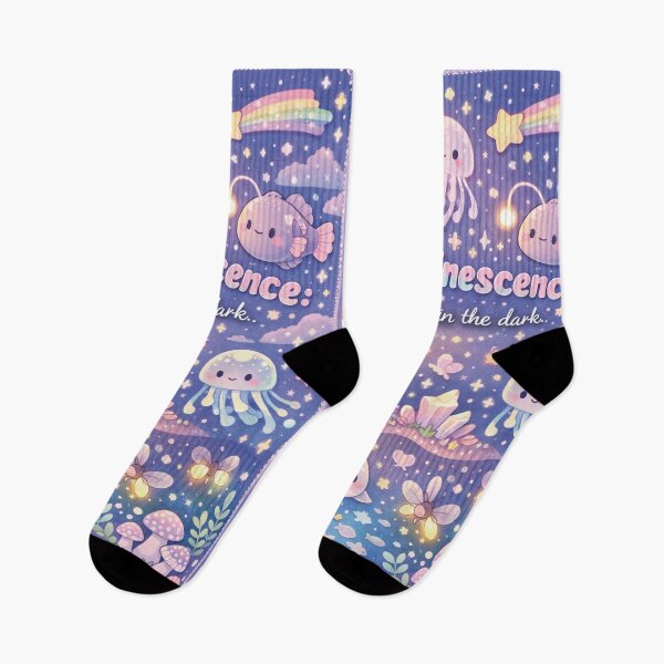 Item preview, Bioluminescence The Light in the Dark – Kawaii Design designed and sold by Mauswohn.