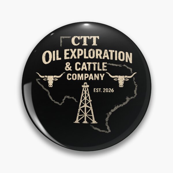 Item preview, CTT Oil Exploration & Cattle Company Texas designed and sold by leolawaller.
