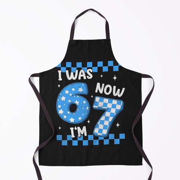 Item preview, Blue Checkered I was 6 Now I'm 7 Birthday 7 Years Old Bday  designed and sold by ArleneRowe.