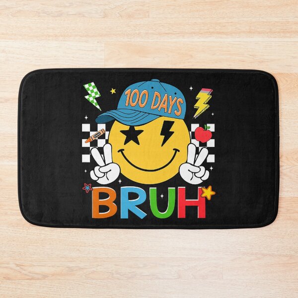 Item preview, Bruh 100 Days of School Smile Face Kids 100th Day of School  designed and sold by ArleneRowe.