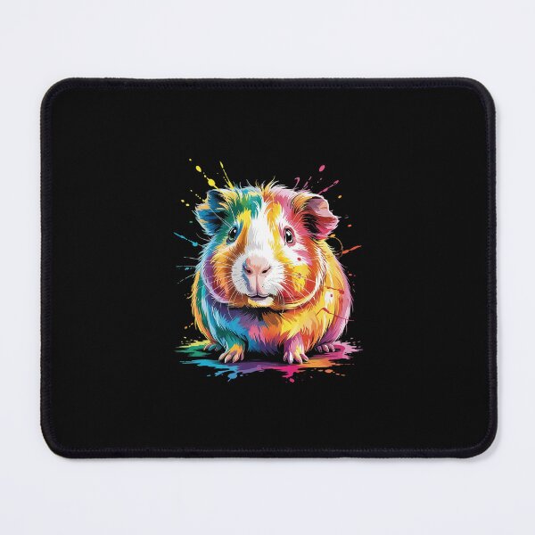 Item preview, Colorful Splash Art Abyssinian Satin Guinea Pig Lover designed and sold by SyntaxClaw.