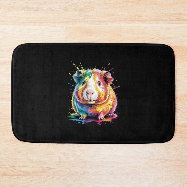 Item preview, Colorful Splash Art Abyssinian Satin Guinea Pig Lover designed and sold by SyntaxClaw.