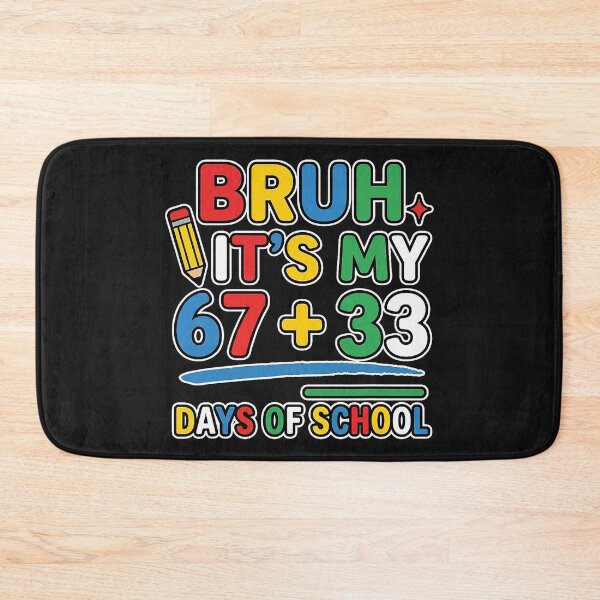 Item preview, Bruh Its My 67 33 100 Days of School for Boys Kids Funny  designed and sold by ArleneRowe.