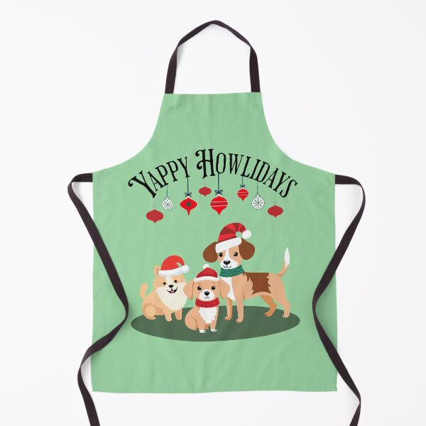 Item preview, Yappy Howlidays Funny Christmas Dog designed and sold by Sachie's Studio.