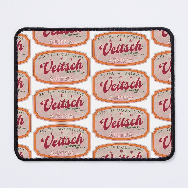 Item preview, Veitsch, Austria, Steiermark, Ski, textured skiing badge designed and sold by Wanderful-roads.