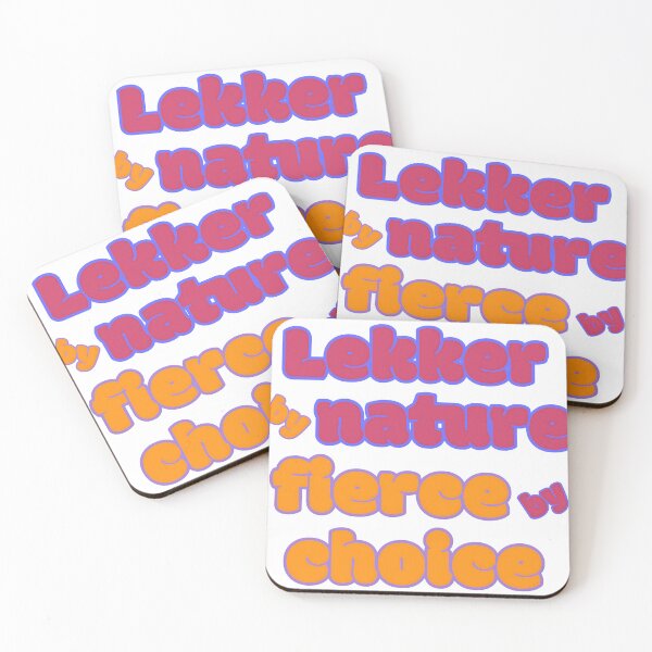 Item preview, Lekker by nature fierce by choice designed and sold by Lekker Threads.