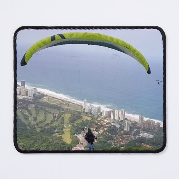 Item preview, Paraglider Over Old Dominion Band Coastal Cityscape designed and sold by Khaactorwriter.