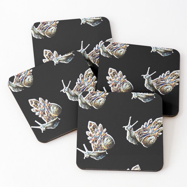 Item preview, Crystal-Shelled Snail – Fantasy Realism Illustration designed and sold by LuxuryApparels.