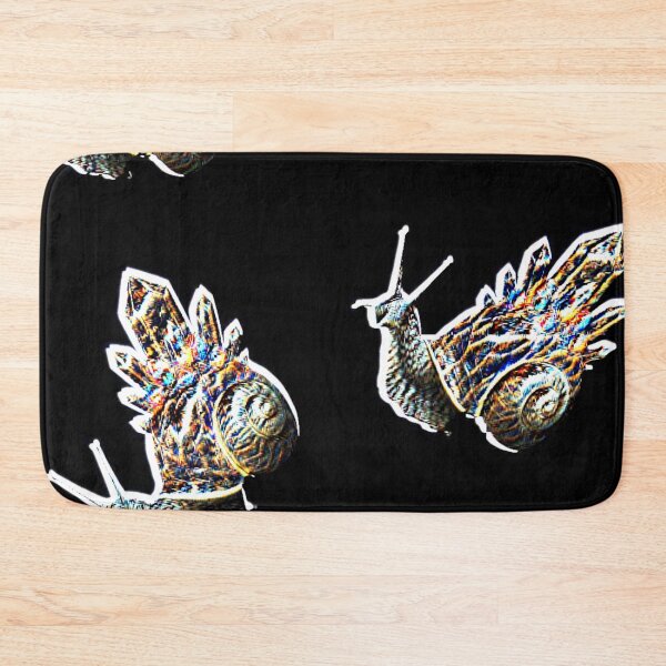 Item preview, Crystal-Shelled Snail – Fantasy Realism Illustration designed and sold by LuxuryApparels.