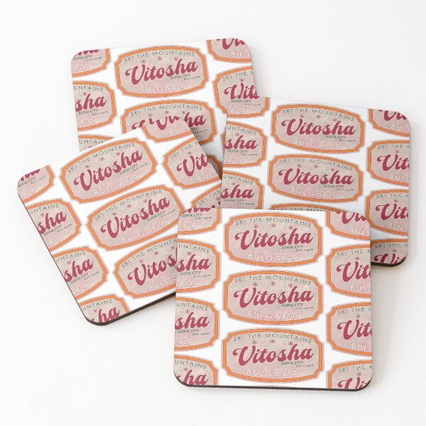 Item preview, Vitosha, Bulgaria, Sofia City, Ski, textured skiing badge designed and sold by Wanderful-roads.