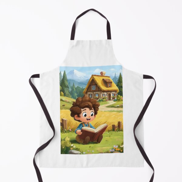 Item preview, Boy Reading on Log in Forest designed and sold by Piotrek0001.
