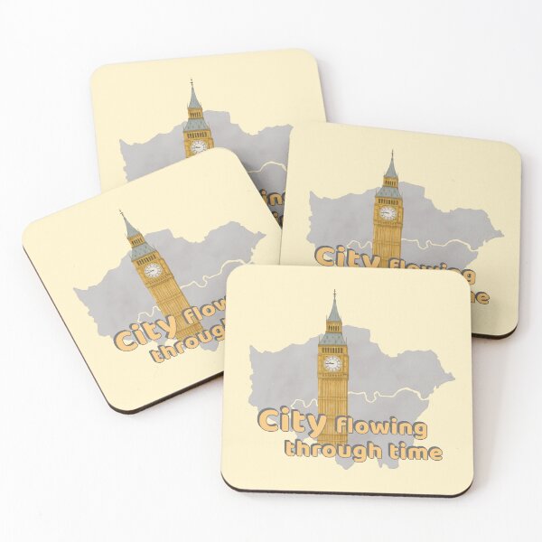 Item preview, London City Map with Big Ben designed and sold by MoxisWatercolor.