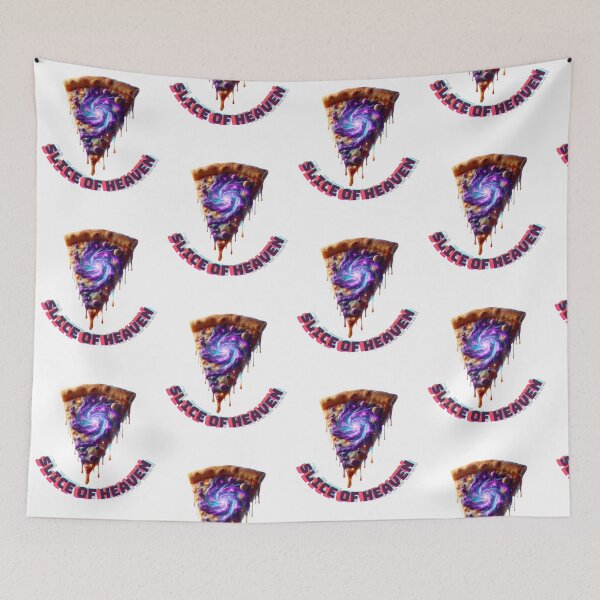 Item preview, Galactic Pizza Slice: Surreal Space Food and Planet Art designed and sold by HopeAndHustle.