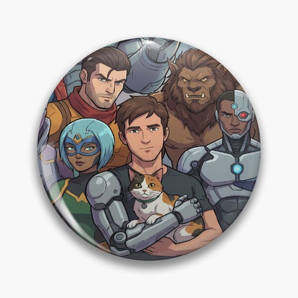Item preview, Dispatch: Superhero Team Cartoon Illustration designed and sold by ChiqueAvenue.