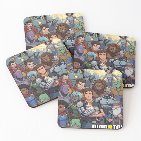 Item preview, Dispatch: Superhero Team Cartoon Illustration designed and sold by ChiqueAvenue.