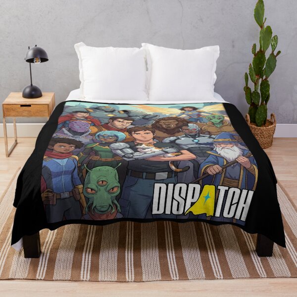 Item preview, Dispatch: Superhero Team Cartoon Illustration designed and sold by ChiqueAvenue.