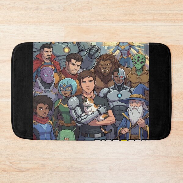 Item preview, Dispatch: Superhero Team Cartoon Illustration designed and sold by ChiqueAvenue.