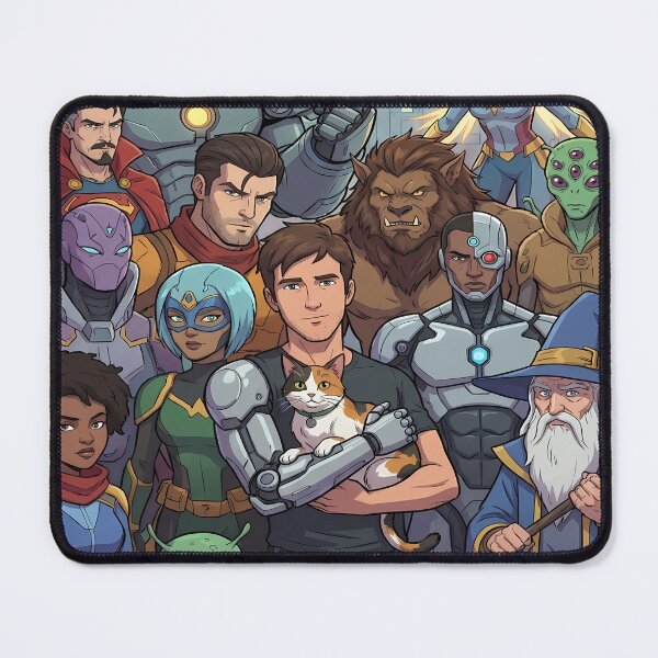 Item preview, Dispatch: Superhero Team Cartoon Illustration designed and sold by ChiqueAvenue.