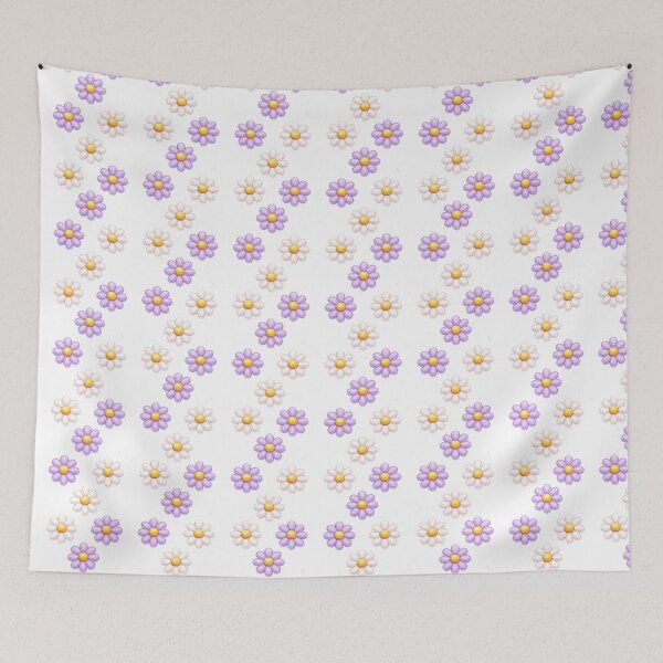 Item preview, Lavender Daisy Embroidery Pattern – Seamless Floral Design designed and sold by TTStudio.