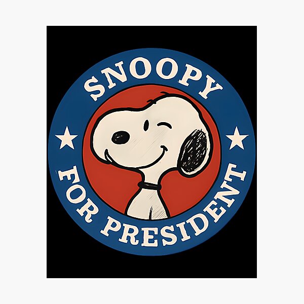 Item preview, Snoopy de Peanuts para presidente designed and sold by Silent perspectives.