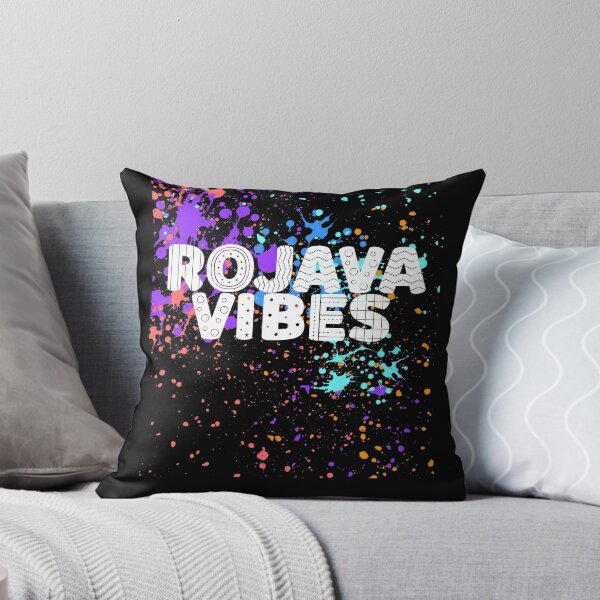 Artikelvorschau, Rojava Vibes Paint Splatter Design. Kurdish Statement Streetwear entworfen und verkauft von lang-popart.