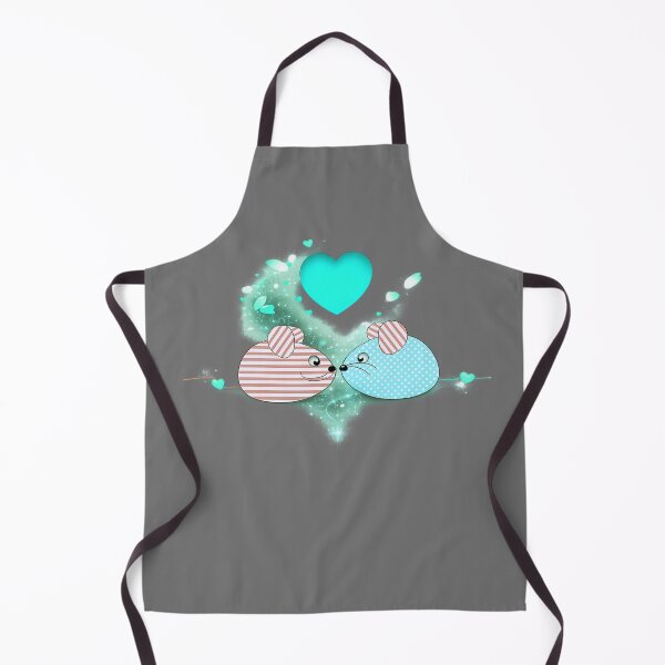 Item preview, Cute Love Mice – Minimal Valentine’s Day Illustration, Romantic Animal Couple, Sweet Love Design designed and sold by NB-Artmagic.