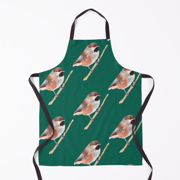 Item preview, Boreal Chickadee bird watercolour painting designed and sold by art-elodie-g.