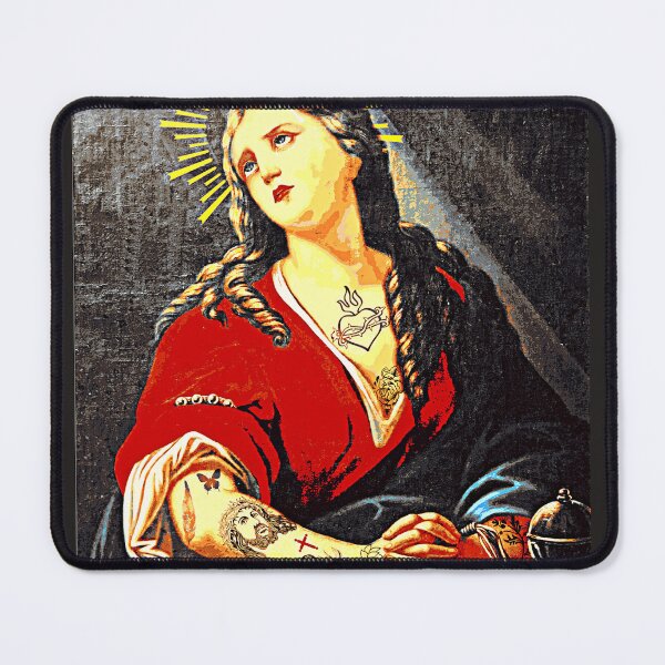 Item preview, Mary Magdelene with Tattoos designed and sold by FridaArtGallery.