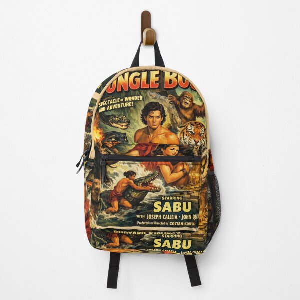 Item preview, The Jungle Book Film Art – Sabu Adventure Retro Design designed and sold by Mauswohn.