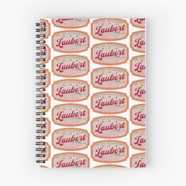 Item preview, Laubert, France, Lozère, Ski, textured skiing badge designed and sold by Wanderful-roads.