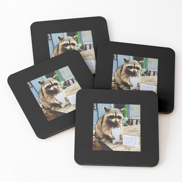 Item preview, raccoon smoking no ICE please designed and sold by SheriPeroni.