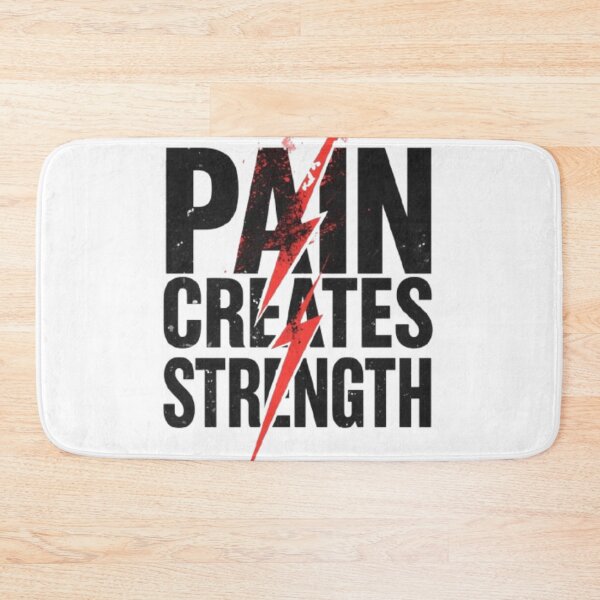 Item preview, Pain Creates Strength – Gym Motivation Quote T-Shirt designed and sold by rsuniquestyle.