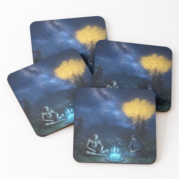 Item preview, Elden Ring Bonfire Night Scene designed and sold by ChiqueAvenue.