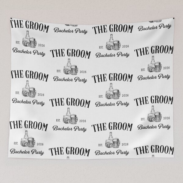 Item preview, The Groom Bachelor Party Est 2026 Engagement Men Costume designed and sold by jakaun.