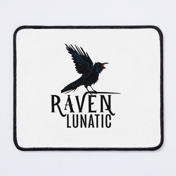 Item preview, Raven Lunatic Funny Asylum designed and sold by gothpng.