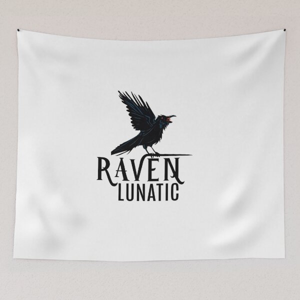 Item preview, Raven Lunatic Funny Asylum designed and sold by gothpng.