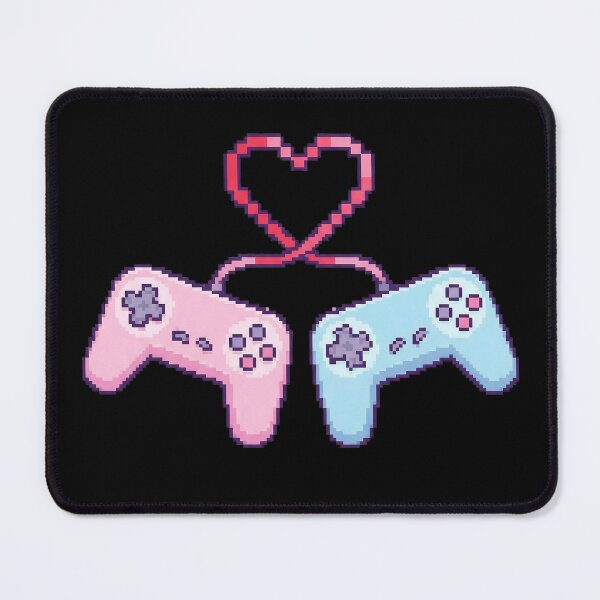 Item preview, Retro Gamer Couple Heart - Player 1 & 2 Pixel Art designed and sold by Aura Art Studio.