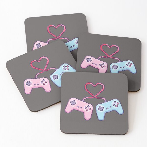 Item preview, Retro Gamer Couple Heart - Player 1 & 2 Pixel Art designed and sold by Aura Art Studio.