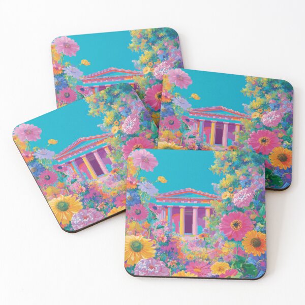 Item preview, Floral Garden: Pop Art Parthenon & Flower of Life designed and sold by BlissxPals.