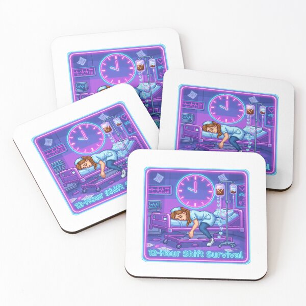 Item preview, Y2K Sticker - 12 Hour Nurse Shift Funny Gift designed and sold by OrikuStudio.