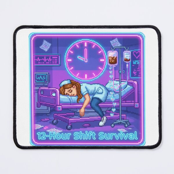 Item preview, Y2K Sticker - 12 Hour Nurse Shift Funny Gift designed and sold by OrikuStudio.