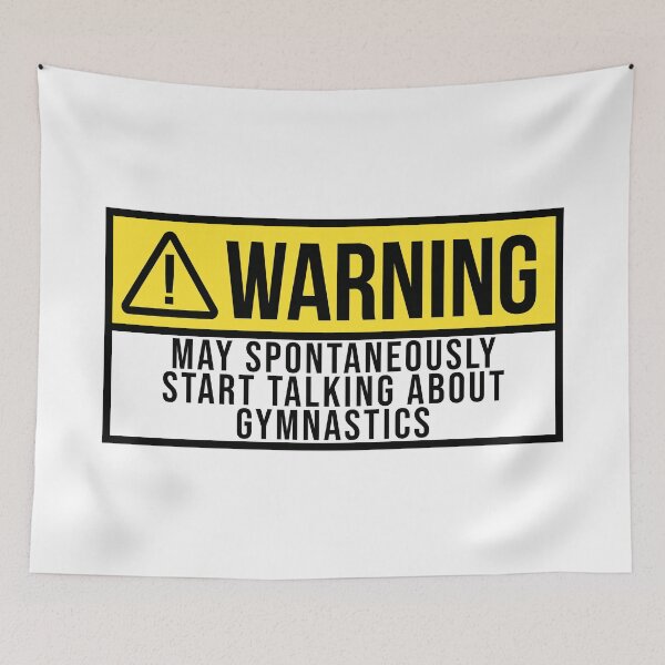 Item preview, Gymnastics Warning designed and sold by XCIV.