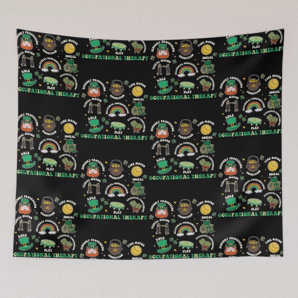 Item preview, OT COTA Occupational Therapy Shamrocks St Patricks Day designed and sold by jakaun.