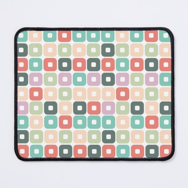 Item preview, Retro 70s Colorful Rounded Squares Seamless Pattern designed and sold by CosmoPixelArts.