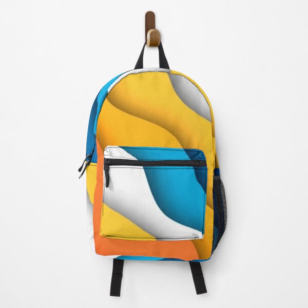 Item preview, Colorful Abstract Layered Waves - Modern Minimalist Papercut Art designed and sold by Fern & Fable.