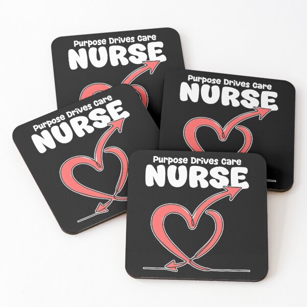 Item preview, NURSE - PURPOSE DRIVES CARE designed and sold by KEF Custom.