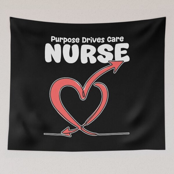 Item preview, NURSE - PURPOSE DRIVES CARE designed and sold by KEF Custom.