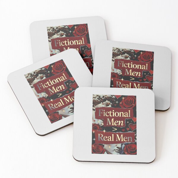 Item preview, Fictional Men Better Than Real Men Dark Academia Romance Art designed and sold by SplashTastic.